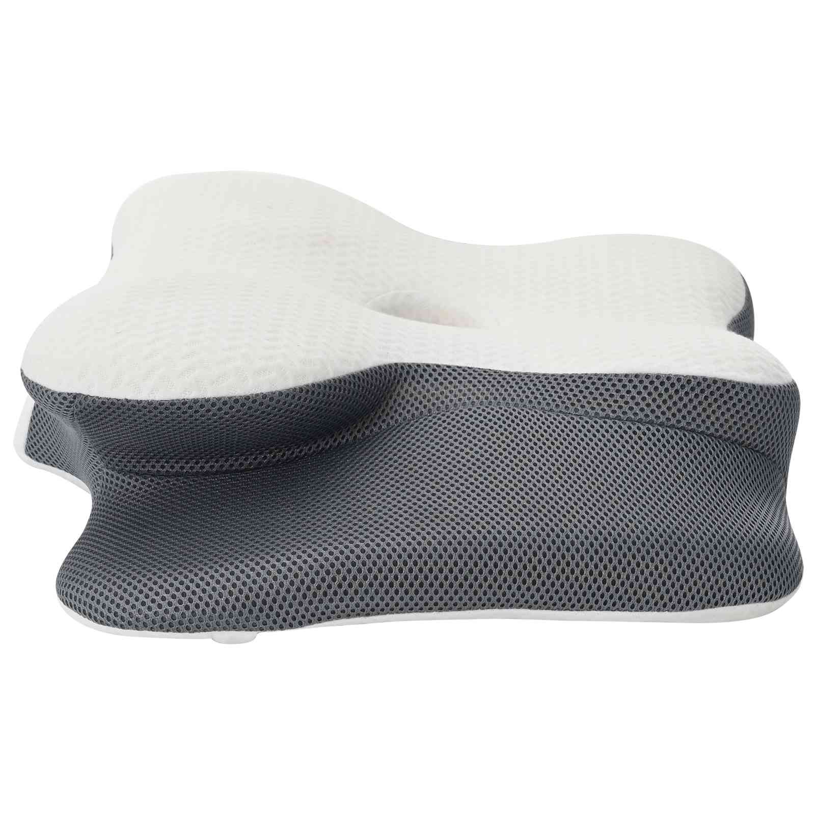 Cuscino con cuscino Bianco 60 x 37 x 13 cm Poliestere 42012692