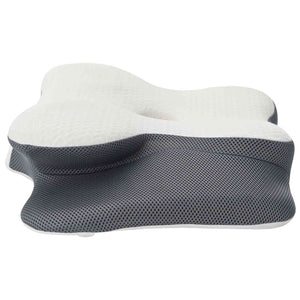 Cuscino con cuscino Bianco 60 x 37 x 13 cm Poliestere 42012692