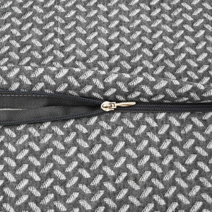 Cuscino con cuscino Grigio 60 x 37 x 13 cm Poliestere 42012693