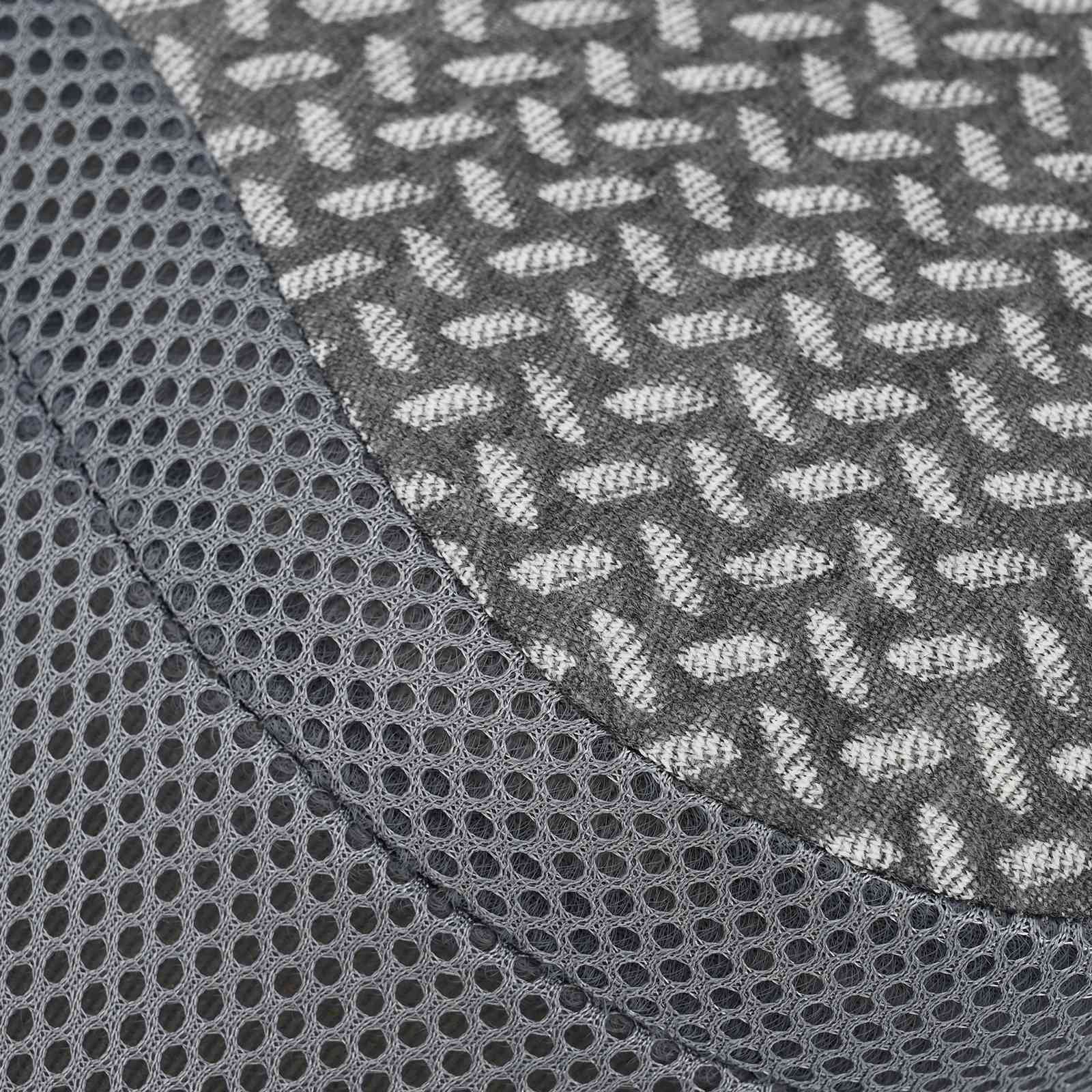 Cuscino con cuscino Grigio 60 x 37 x 13 cm Poliestere 42012693