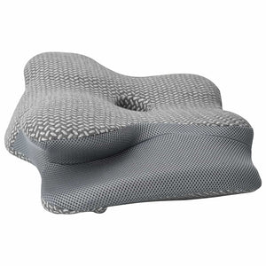 Cuscino con cuscino Grigio 60 x 37 x 13 cm Poliestere 42012693