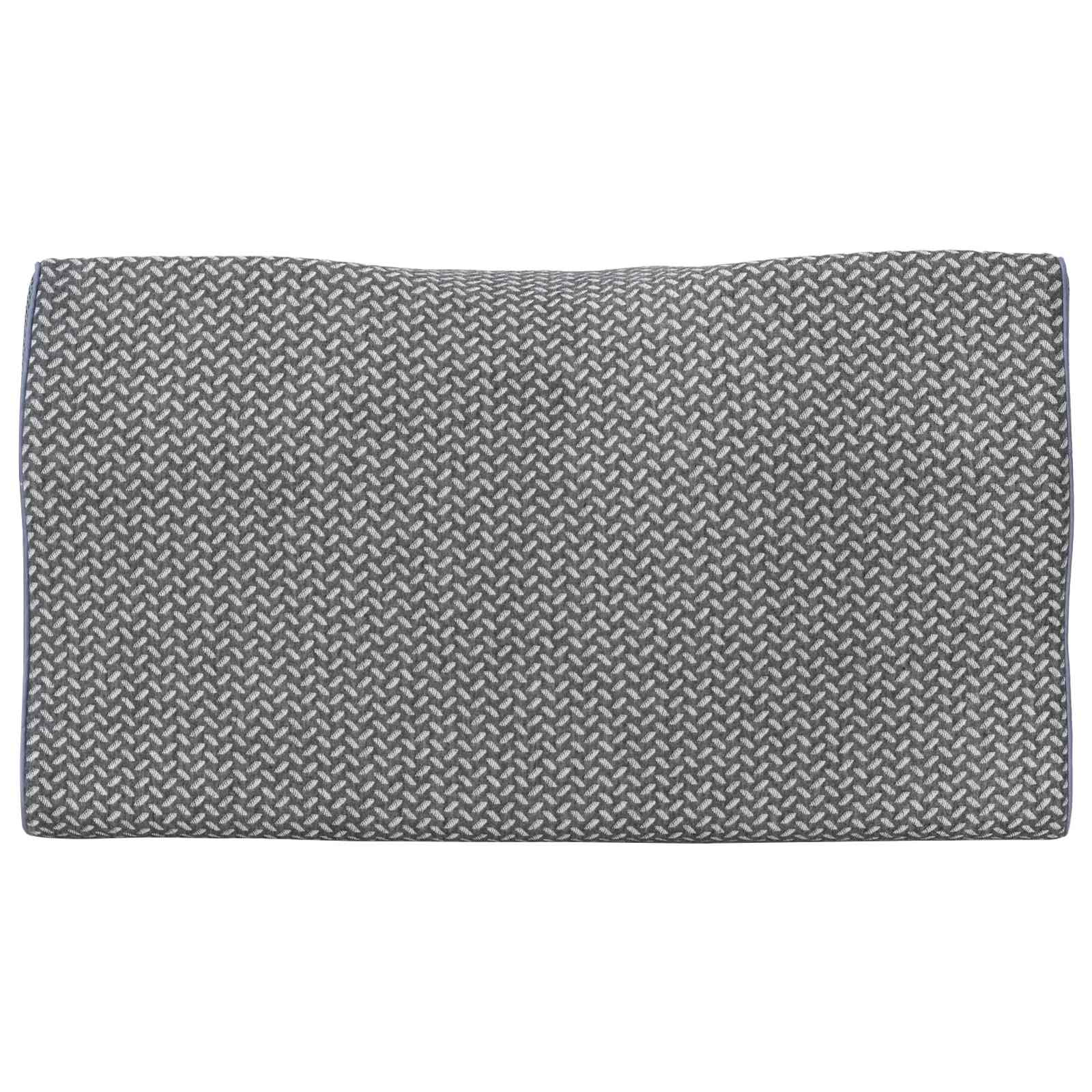 Cuscino con cuscino Grigio 60 x 34 x 11 cm Poliestere 42012695