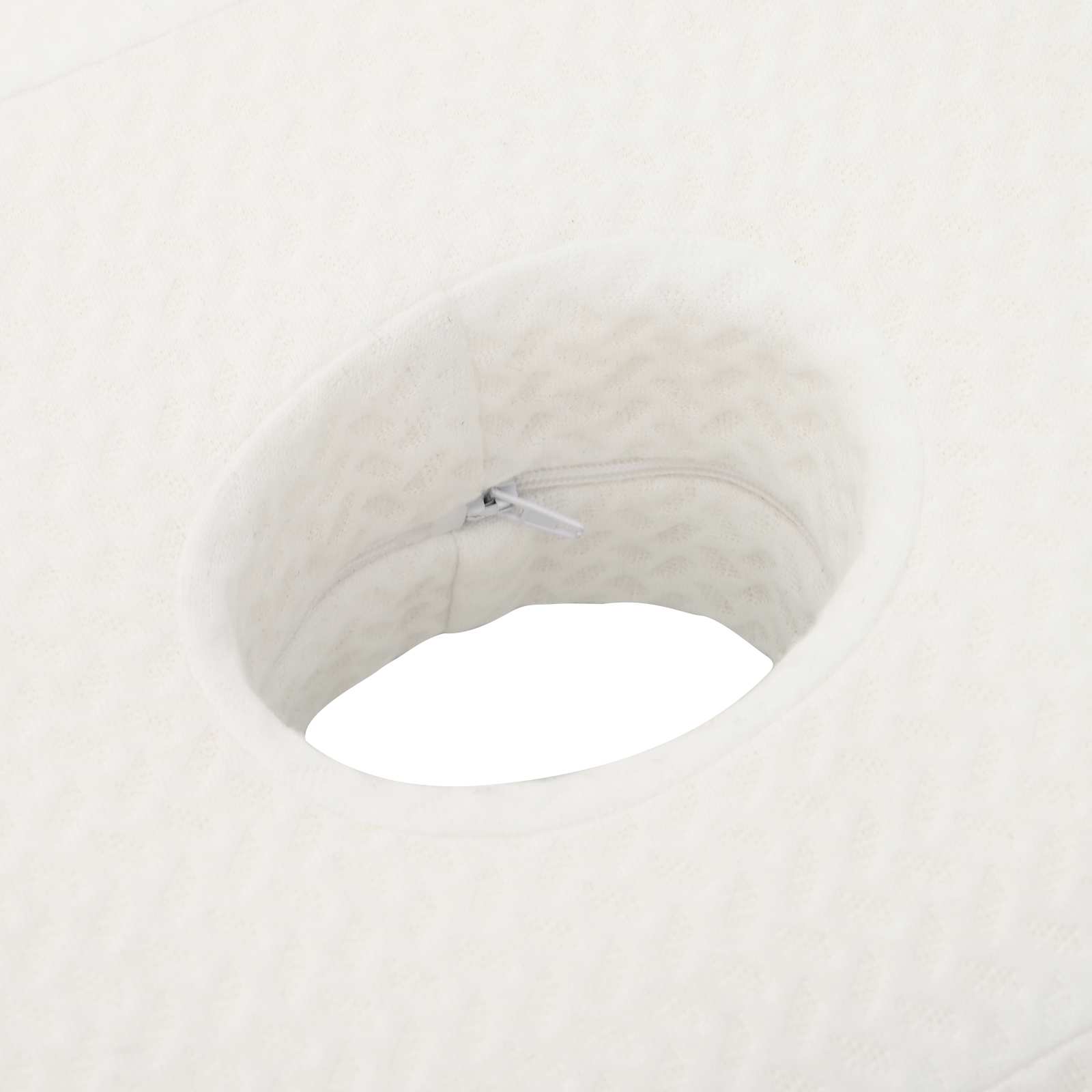 Cuscino con cuscino Bianco 55 x 36 x 10 cm Poliestere 42012696