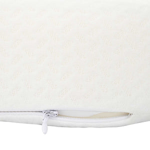 Cuscino con cuscino Bianco 55 x 36 x 10 cm Poliestere 42012696