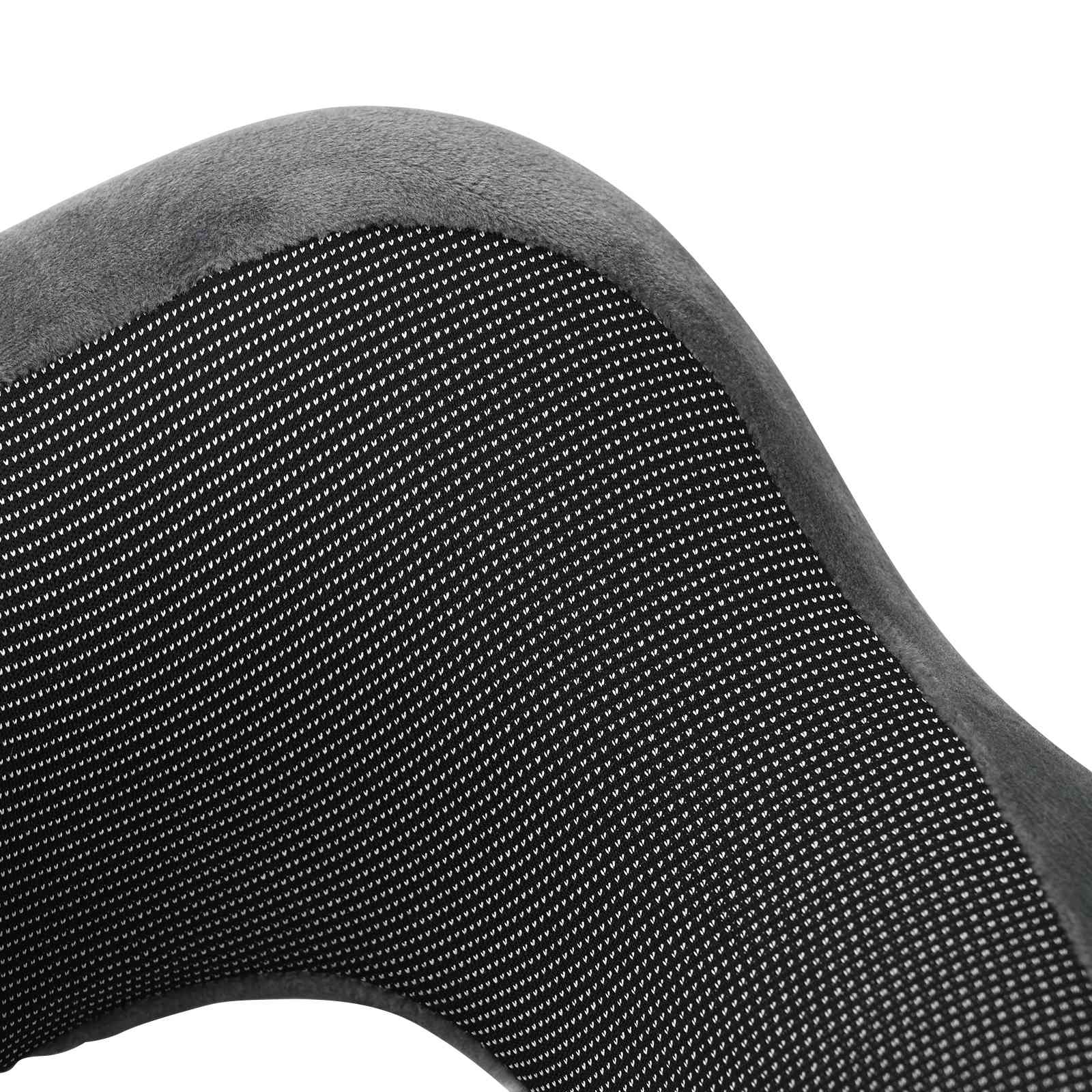 Cuscino con cuscino Regolabile Grigio 28 x 25 x 14 cm Velluto 42012702