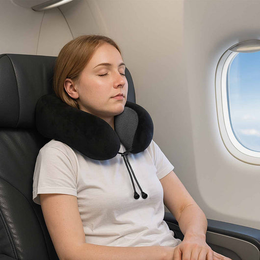 Cuscino con cuscino Regolabile Nero 28 x 25 x 14 cm Velluto 42012703