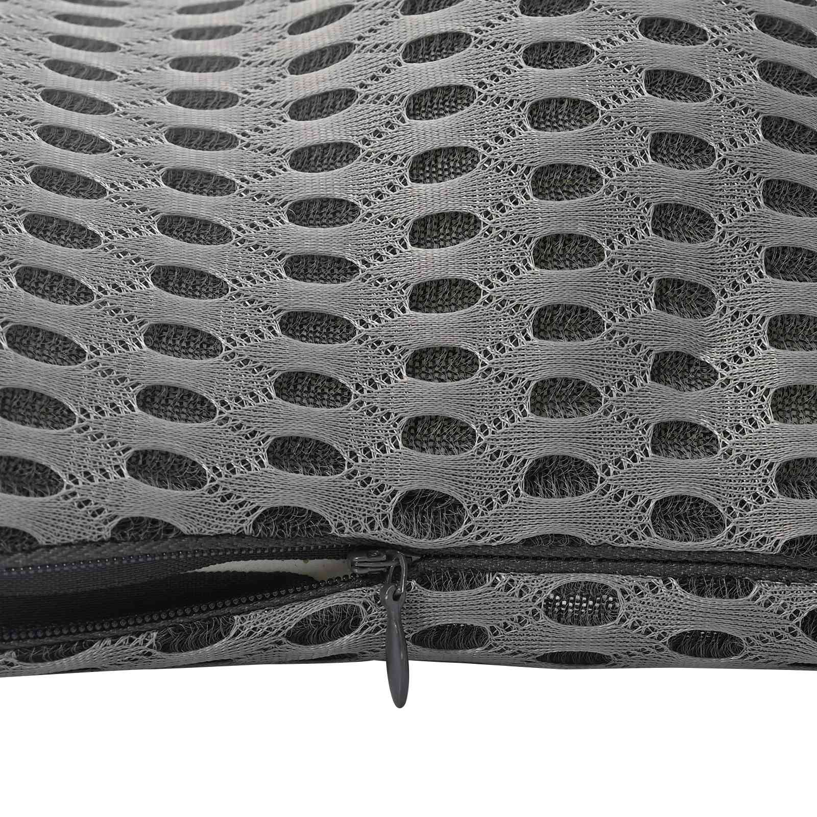 Cuscino con cuscino Grigio 47 x 24 x 13 cm Reticolo 4D 42012704