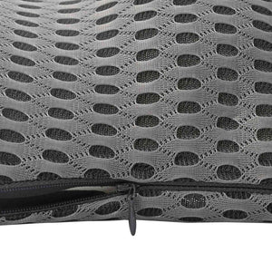 Cuscino con cuscino Grigio 47 x 24 x 13 cm Reticolo 4D 42012704