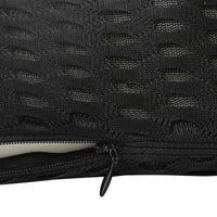 Cuscino con cuscino Nero 47 x 24 x 13 cm Reticolo 4D 42012705