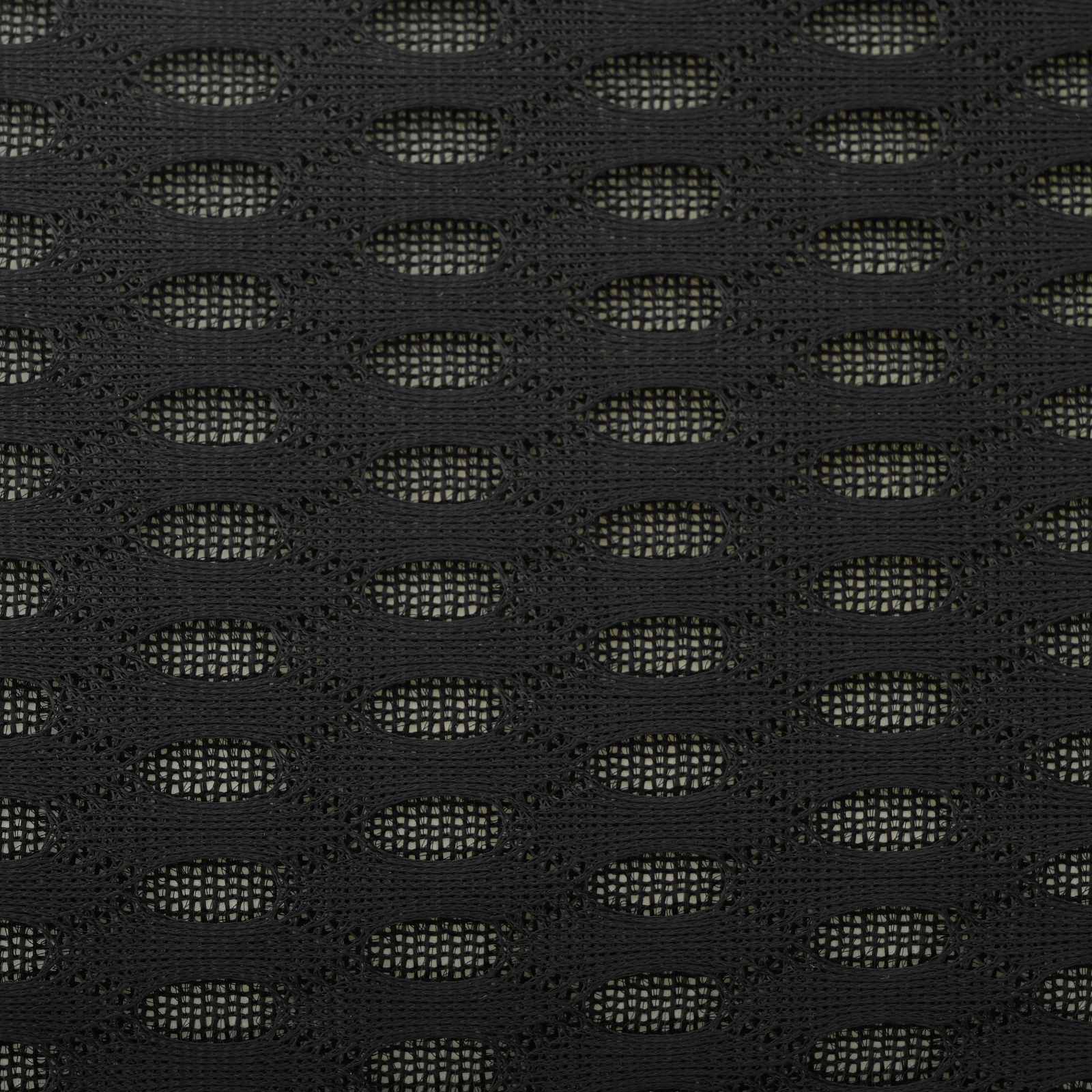 Cuscino con cuscino Nero 47 x 24 x 13 cm Reticolo 4D 42012705