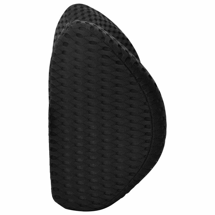 Cuscino con cuscino Nero 47 x 24 x 13 cm Reticolo 4D 42012705