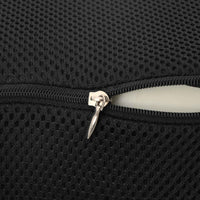 Cuscino con cuscino Regolabile Nero 40 x 40 x 11 cm a rete 42012708