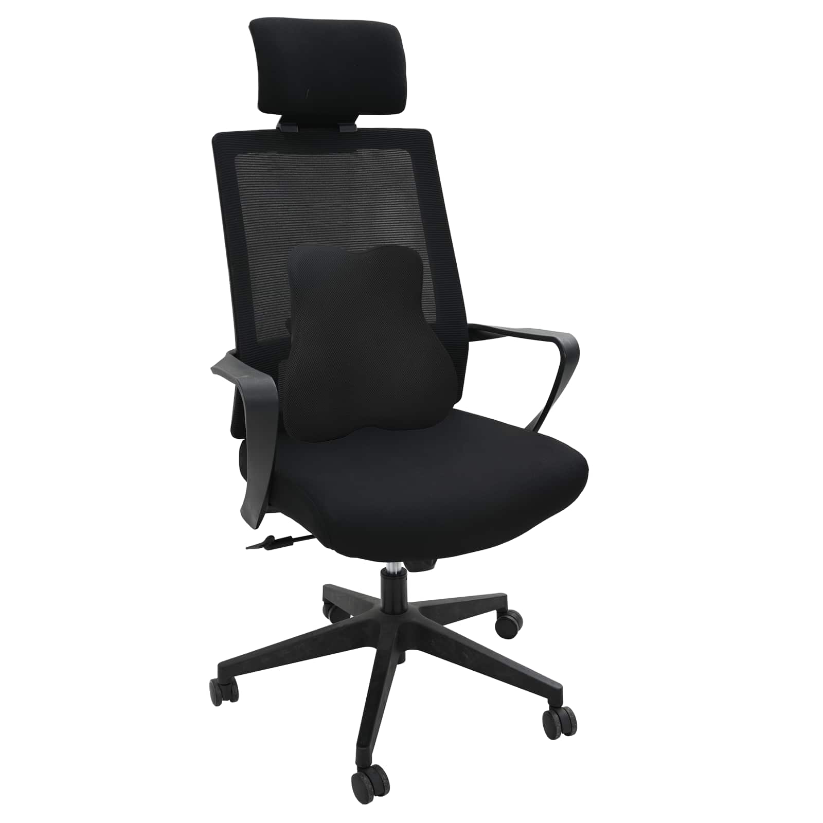 Cuscino con cuscino Regolabile Nero 40 x 40 x 11 cm a rete 42012708