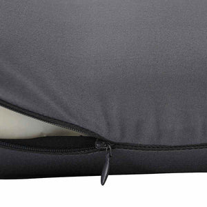 Cuscino con cuscino Grigio 42 x 32 x 14 cm Poliestere 42012709