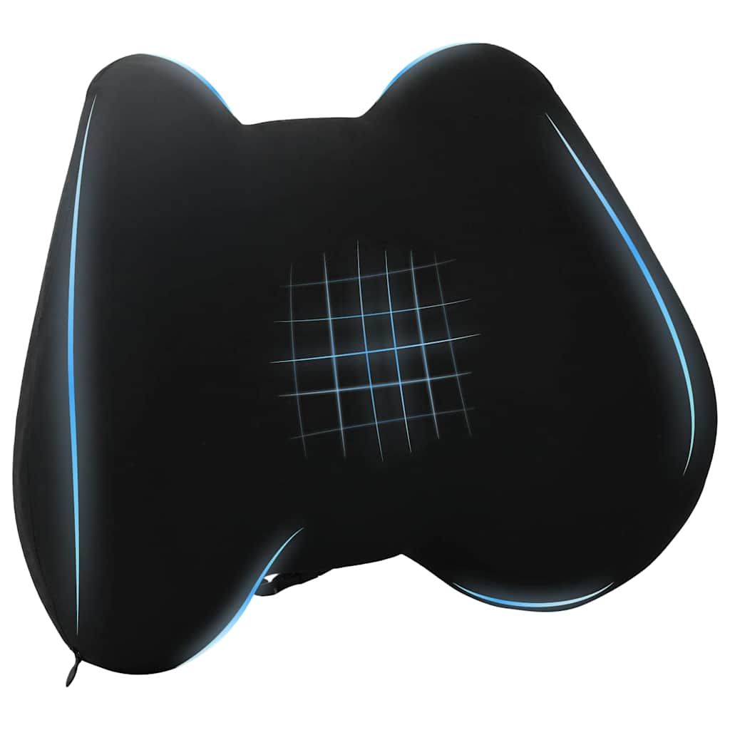 Cuscino con cuscino Regolabile Nero 42 x 32 x 14 cm Poliestere 42012710