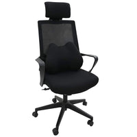 Cuscino con cuscino Regolabile Nero 42 x 32 x 14 cm Poliestere 42012710