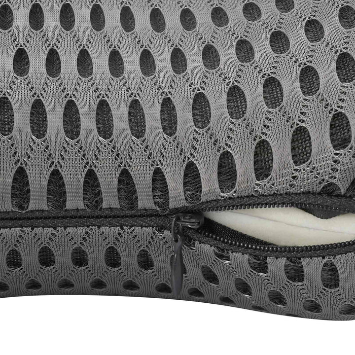 Cuscino con cuscino Grigio 31 x 23 x 14 cm Reticolo 4D 42012711