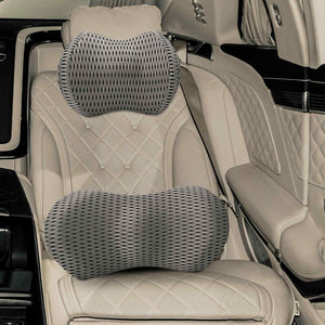 Cuscino con cuscino Regolabile 2 pcs Grigio Reticolo 4D 42012713