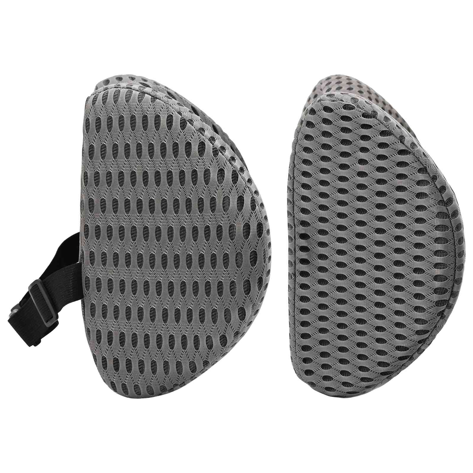 Cuscino con cuscino Regolabile 2 pcs Grigio Reticolo 4D 42012713