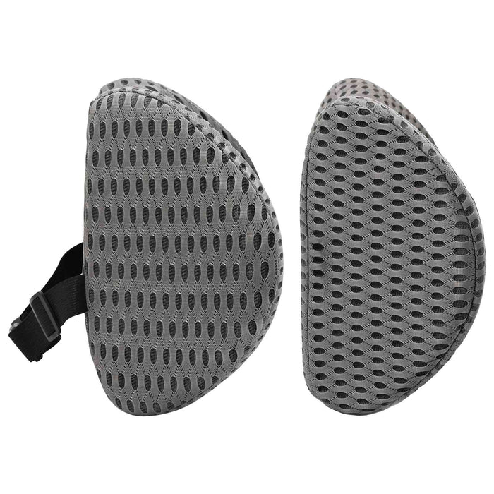 Cuscino con cuscino Regolabile 2 pcs Grigio Reticolo 4D 42012713