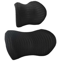 Cuscino con cuscino Regolabile 2 pcs Nero Reticolo 4D 42012714