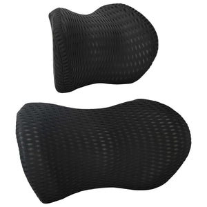 Cuscino con cuscino Regolabile 2 pcs Nero Reticolo 4D 42012714