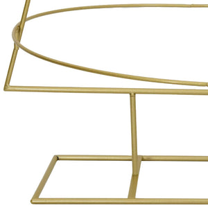 Albero di Natale in metallo con supporto-Decorazioni natalizie Oro 150 cm 269678