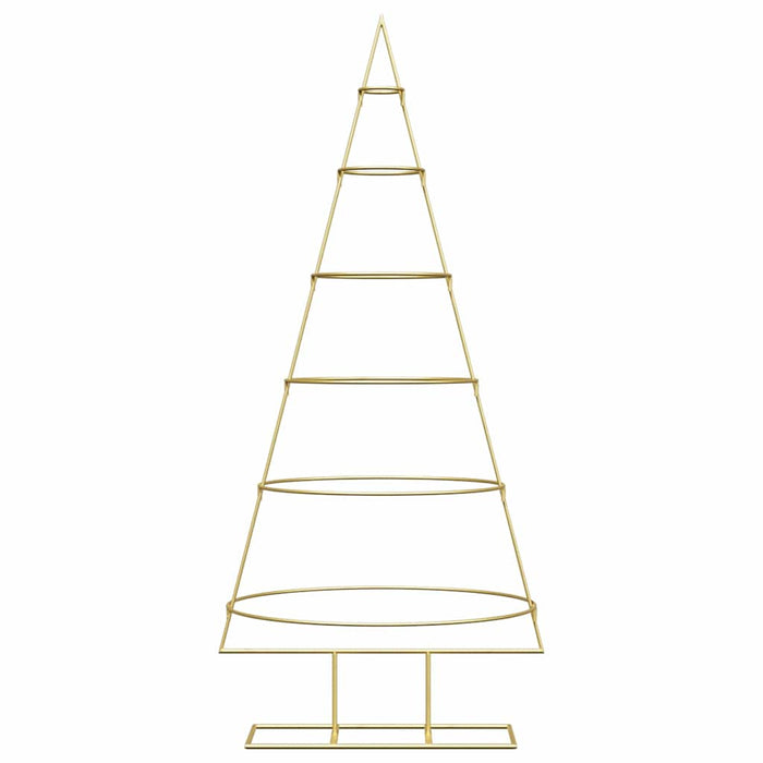 Albero di Natale in metallo con supporto Oro 150 cm 42019154