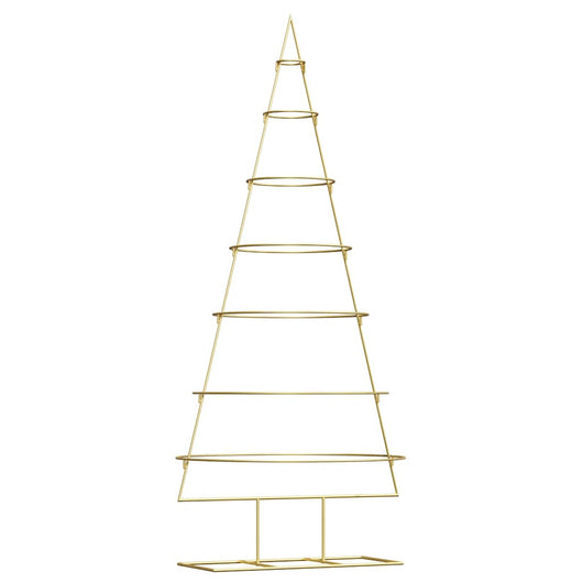 Albero di Natale in metallo con supporto Oro 180 cm 42019155