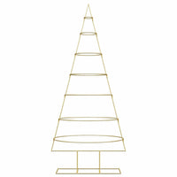 Albero di Natale in metallo con supporto-Decorazioni natalizie Oro 180 cm 627897