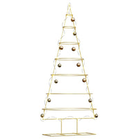 Albero di Natale in metallo con supporto-Decorazioni natalizie Oro 180 cm 627897