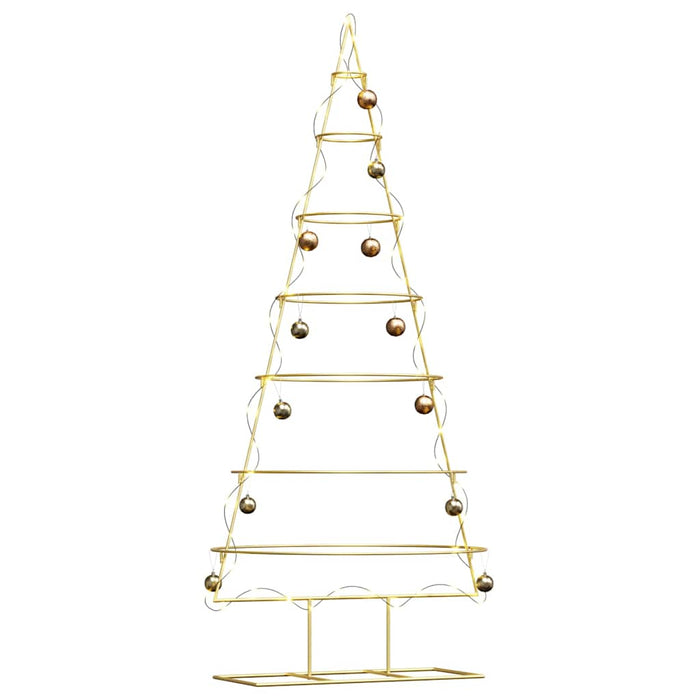 Albero di Natale in metallo con supporto-Decorazioni natalizie Oro 180 cm 627897