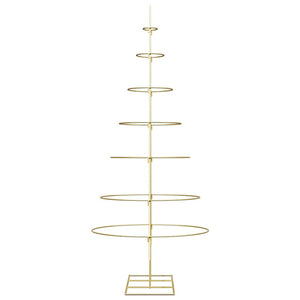 Albero di Natale in metallo con supporto-Decorazioni natalizie Oro 180 cm 627897