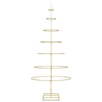 Albero di Natale in metallo con supporto Oro 180 cm 42019155