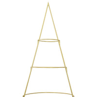 Albero di Natale in metallo con supporto-Decorazioni natalizie Oro 210 cm 636629