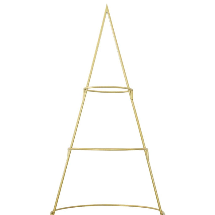 Albero di Natale in metallo con supporto-Decorazioni natalizie Oro 210 cm 636629