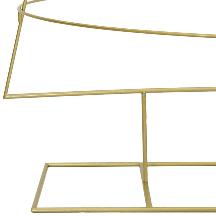 Albero di Natale in metallo con supporto-Decorazioni natalizie Oro 210 cm 636629