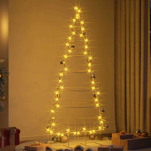 Albero di Natale in metallo con supporto Oro 210 cm 42019156