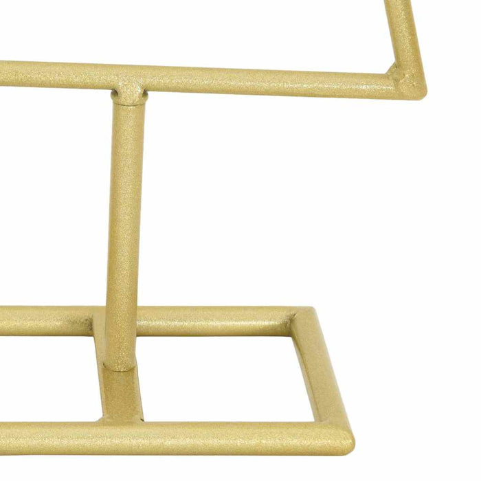 Albero di Natale in metallo con supporto-Decorazioni natalizie Oro 60 cm 368162