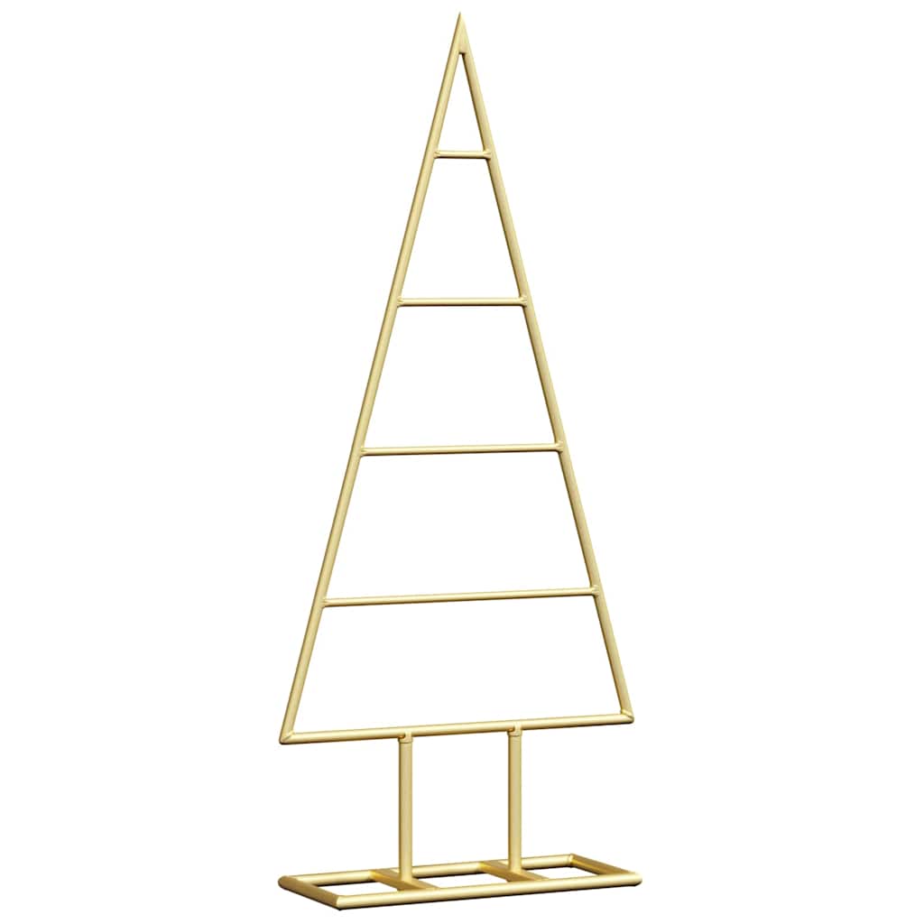 Albero di Natale in metallo con supporto-Decorazioni natalizie Oro 60 cm 368162