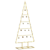 Albero di Natale in metallo con supporto-Decorazioni natalizie Oro 90 cm 546832