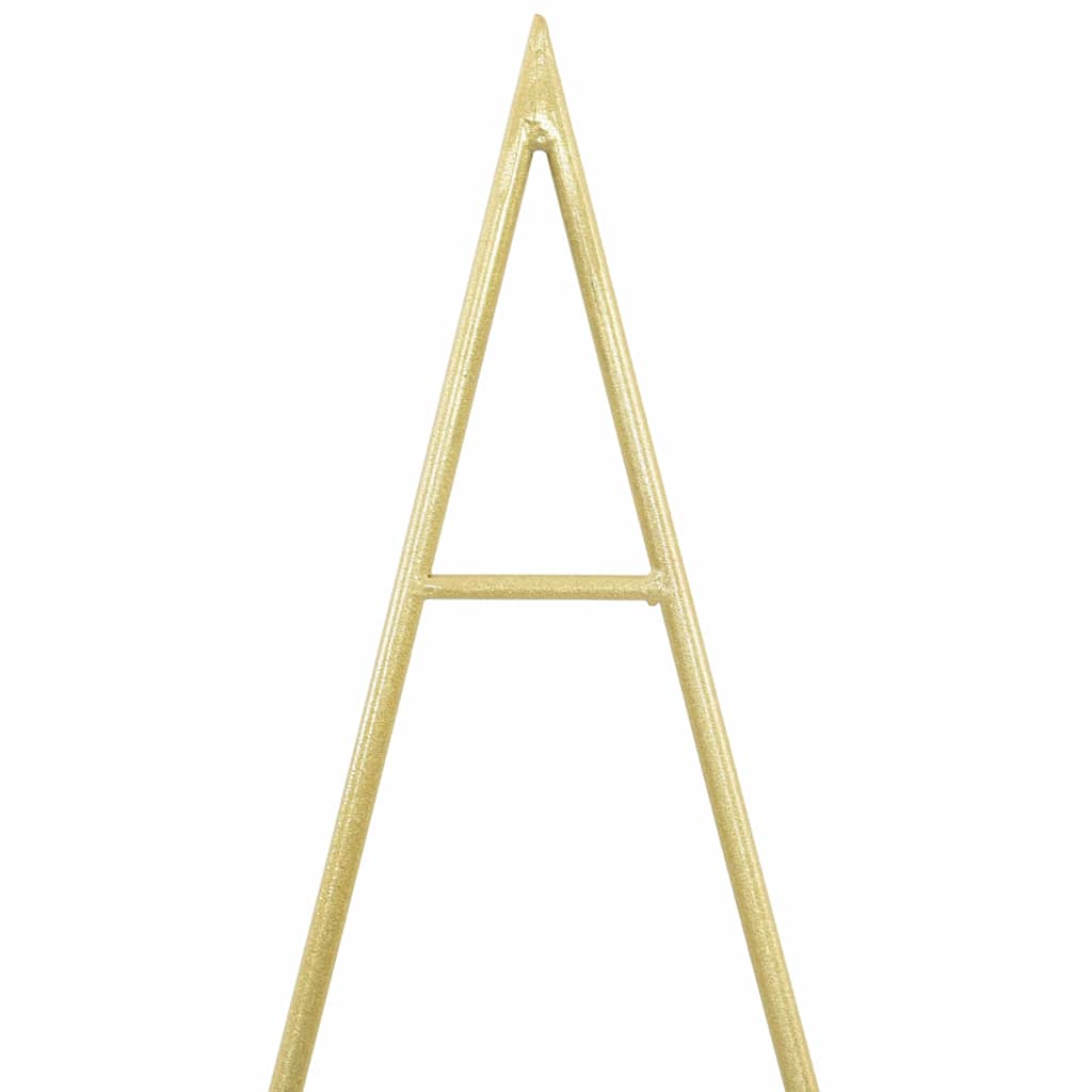 Albero di Natale in metallo con supporto Oro 125 cm 42019165