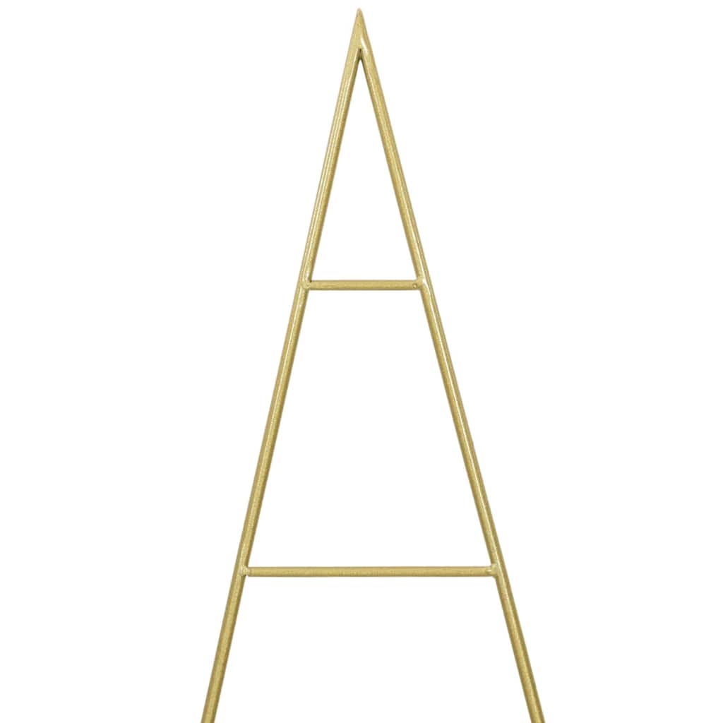 Albero di Natale in metallo con supporto Oro 150 cm 42019166