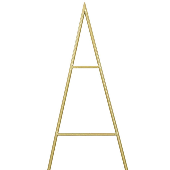 Albero di Natale in metallo con supporto Oro 150 cm 42019166