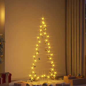 Albero di Natale in metallo con supporto Oro 150 cm 42019166