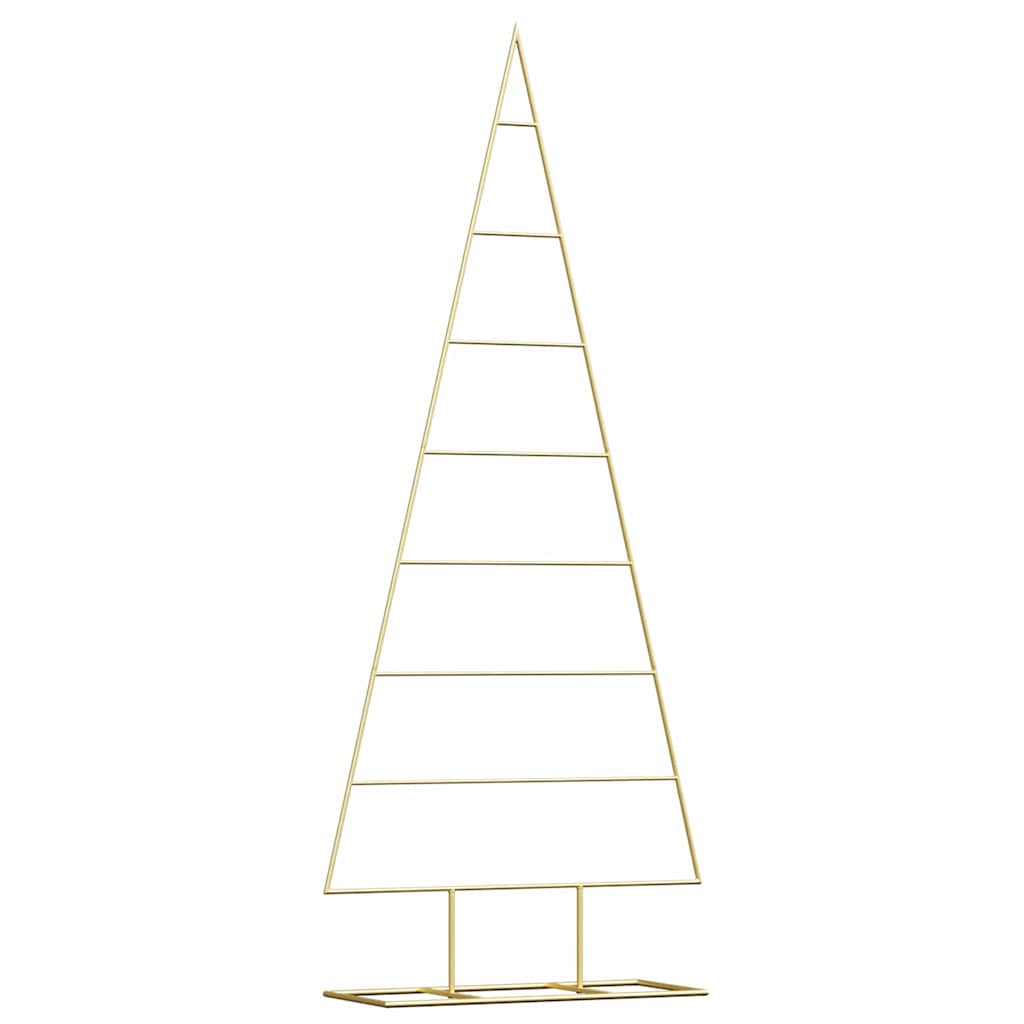 Albero di Natale in metallo con supporto Oro 150 cm 42019166
