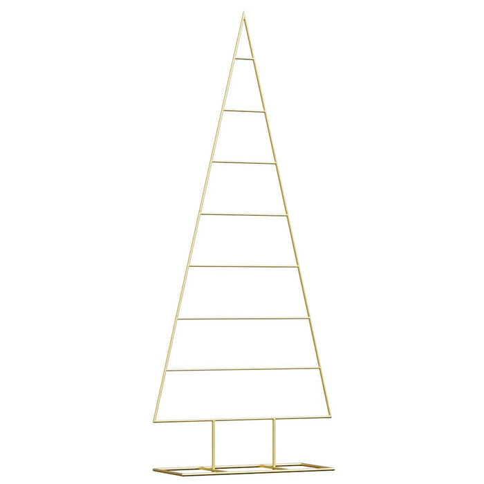 Albero di Natale in metallo con supporto Oro 150 cm 42019166