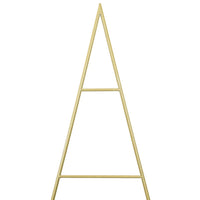 Albero di Natale in metallo con supporto-Decorazioni natalizie Oro 180 cm 786730