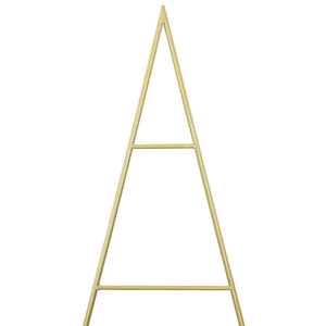 Albero di Natale in metallo con supporto-Decorazioni natalizie Oro 180 cm 786730