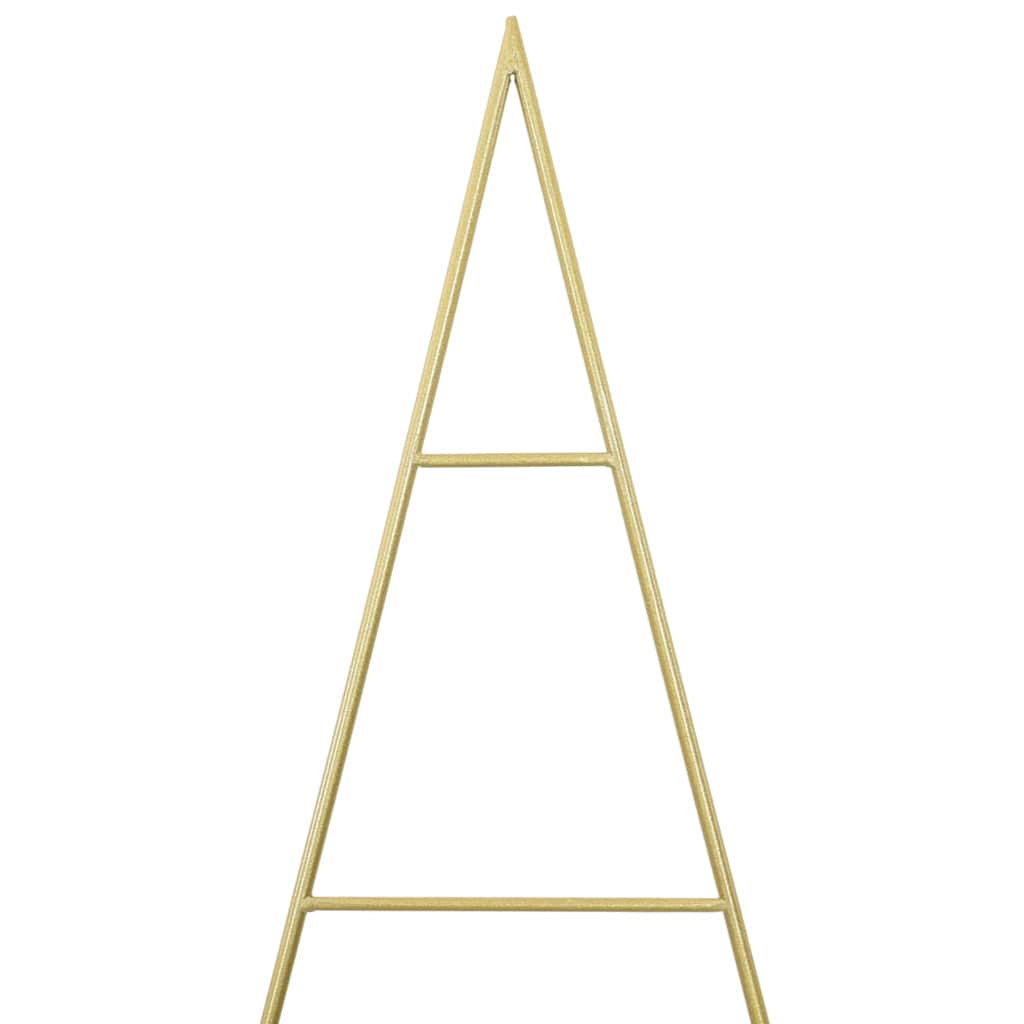 Albero di Natale in metallo con supporto Oro 180 cm 42019167